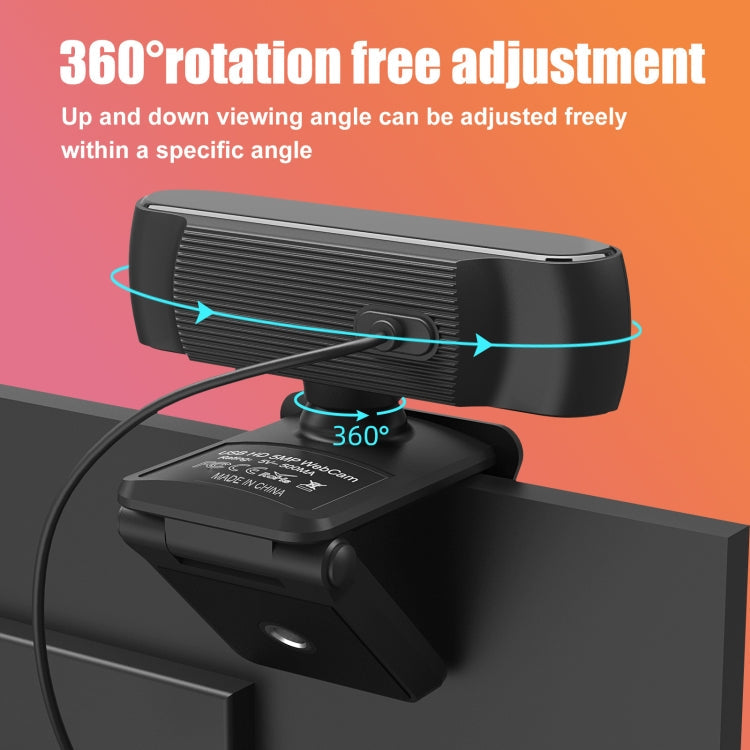 Frendorf | HA501 USB 5M 2.5K Drehbar 360 &#8203;&#8203;Grad Autofokus Kamera mit Mikrofon
