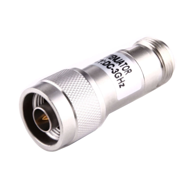 Frendorf | 5W 30dBi N Female zu N Male DC-13GHz Frequenz Gain Dämpfer(Silber)