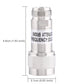 Frendorf | 5W 30dBi N Female zu N Male DC-13GHz Frequenz Gain Dämpfer(Silber)