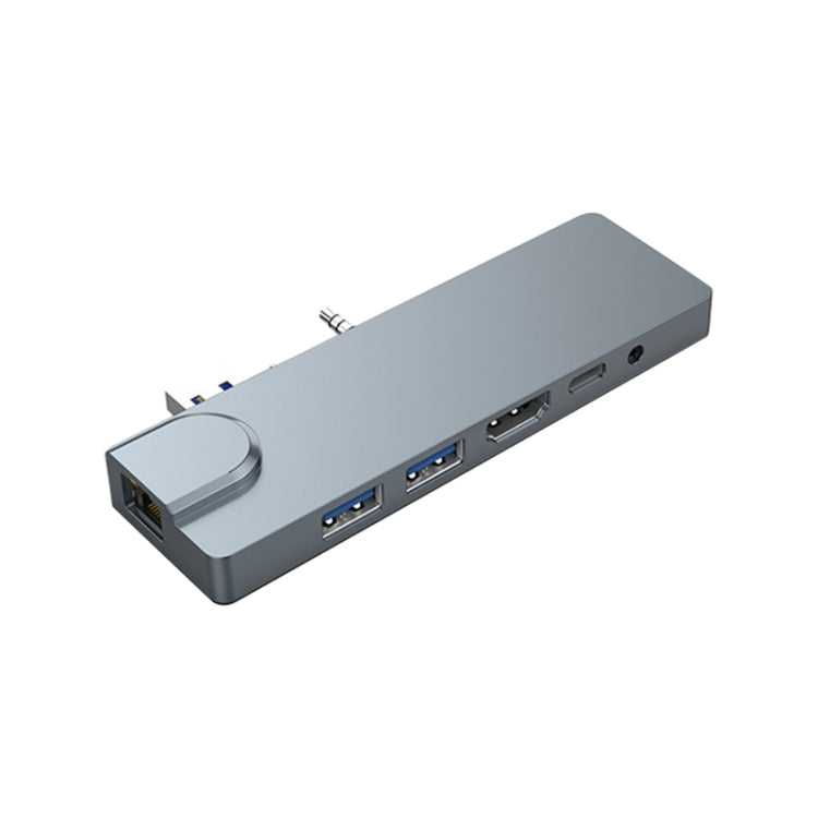 Frendorf | Rocketek SHL731 8 in 1 60W PD / RJ45 / 4K HDMI / USB 3.0 HUB Adapter für Surface Pro 3 / 4 / GO