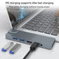 Frendorf | Rocketek SHL731 8 in 1 60W PD / RJ45 / 4K HDMI / USB 3.0 HUB Adapter für Surface Pro 3 / 4 / GO