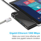 Frendorf | Rocketek SH768 6 in 1 RJ45 / USB 3.0 / HDMI / SD / TF HUB Adapter für Surface Pro 4