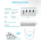 Frendorf | Rocketek HUB-3PC2 Hochgeschwindigkeits-USB 3.0 Splitter HUB-Adapter (Weiß)