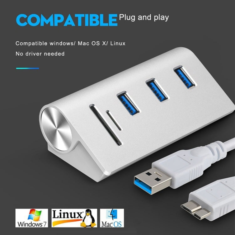 Frendorf | Rocketek HUB-3PC2 Hochgeschwindigkeits-USB 3.0 Splitter HUB-Adapter (Weiß)