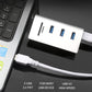 Frendorf | Rocketek HUB-3PC2 Hochgeschwindigkeits-USB 3.0 Splitter HUB-Adapter (Weiß)