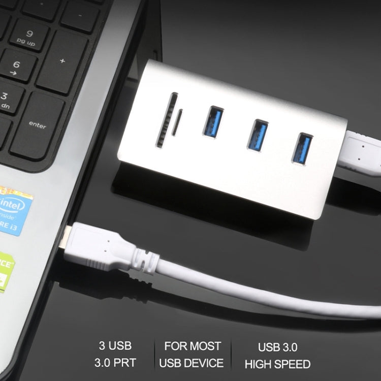 Frendorf | Rocketek HUB-3PC2 Hochgeschwindigkeits-USB 3.0 Splitter HUB-Adapter (Weiß)
