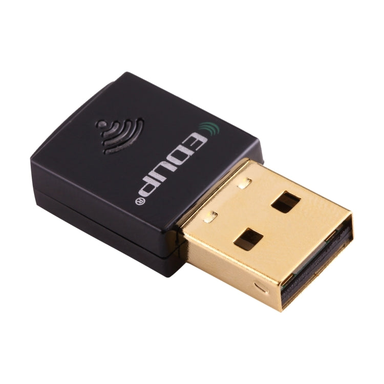 Frendorf | EDUP EP-AC1619 Mini Wireless USB 600Mbps 2.4G / 5.8Ghz 150M+433M Dual Band WiFi Netzwerkadapter für Nootbook / Laptop / PC( Schwarz)