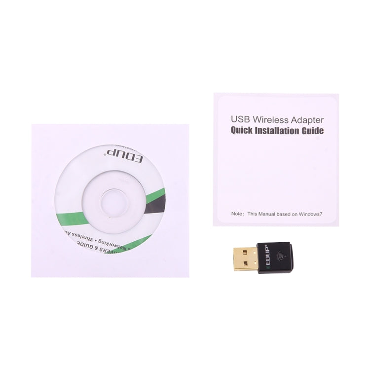 Frendorf | EDUP EP-AC1619 Mini Wireless USB 600Mbps 2.4G / 5.8Ghz 150M+433M Dual Band WiFi Netzwerkadapter für Nootbook / Laptop / PC( Schwarz)