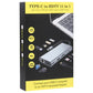 Frendorf | 11 in 1 USB-C / Type-C zu USB Dockingstation HUB Adapter (1000M Netzwerkport)