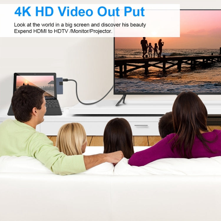 Frendorf | Rocketek SUR758 6 in 1 USB 3.0 / 4K HDMI / SD / TF HUB Adapter