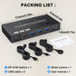 Frendorf | KC-KVM212DH 4K 60HZ USB3.0 DP Dual Display KVM Switcher mit MST Dual Screen Extension Replikation