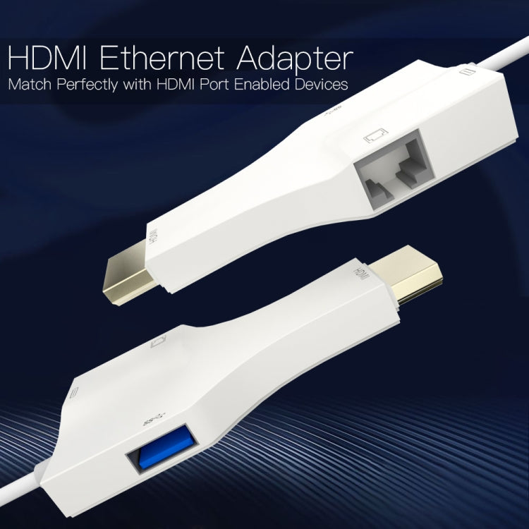 Frendorf | NK-1079 8 Pin zu HDMI männlich + USB weiblich + RJ45 weiblich Adapterkabel, Länge: 1m