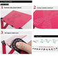 Frendorf | Tragständer aus Aluminiumlegierung, 360 Grad verstellbar und zusammenklappbar mit Mauspad für Laptop / Notebook, ohne CPU-Lüfter (Magenta)
