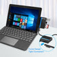 Frendorf | ROCKETEK RT-SGO727 USB 3.0 + USB 2.0 + Micro USB Schnittstelle Hub für Microsoft Surface Go, mit 2 TF-Karten- und SD-Kartensteckplätzen