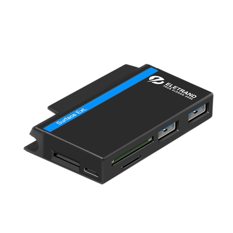 Frendorf | ROCKETEK RT-SGO737 2 USB 3.0 + Micro USB Schnittstelle Hub für Microsoft Surface Go, mit 2 TF-Karten- und SD-Karten-Slots