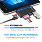 Frendorf | ROCKETEK RT-SGO737 2 USB 3.0 + Micro USB Schnittstelle Hub für Microsoft Surface Go, mit 2 TF-Karten- und SD-Karten-Slots