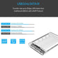 Frendorf | ORICO 3139U3 3.5 Zoll SATA HDD USB 3.0 Micro B Externe Festplattengehäuse Speichergehäuse (Transparent)