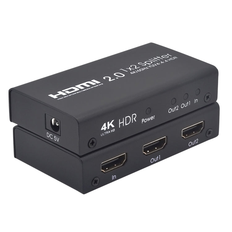 Frendorf | AYS-12V20 HDMI 2.0 1x2 4K Ultra HD Switch Splitter(Schwarz)