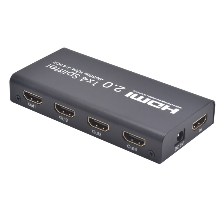 Frendorf | AYS-14V20 HDMI 2.0 1x4 4K Ultra HD Switch Splitter(Black)