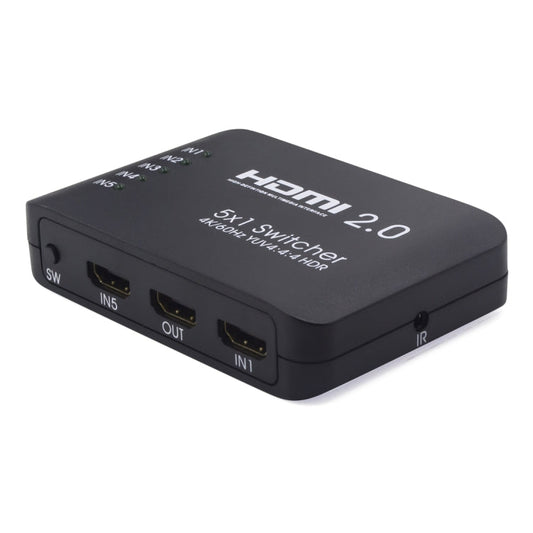 Frendorf | AYS-51V20 HDMI 2.0 5x1 4K Ultra HD Switch Splitter (Schwarz)