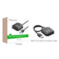 Frendorf | UGREEN USB 3.0 zu SATA Adapterkabel-Konverter für 2,5 / 3,5 Zoll Festplatte HDD und SSD, Unterstützung UASP SATA 3.0 (Schwarz)