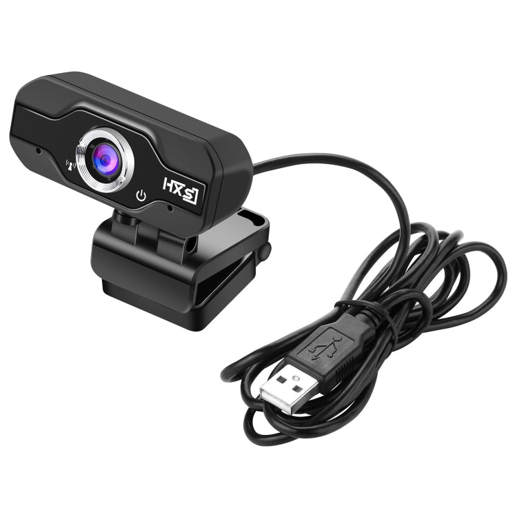 Frendorf | HXSJ S50 30fps 100 Megapixel 720P HD Webcam für Desktop / Laptop / Smart TV, mit 10m schallabsorbierendem Mikrofon, Kabellänge: 1,4m