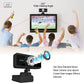 Frendorf | HXSJ S90 30fps 1 Megapixel 720P HD Webcam für Desktop / Laptop / Android TV, mit 8m schalldämpfendem Mikrofon, Kabellänge: 1,5m