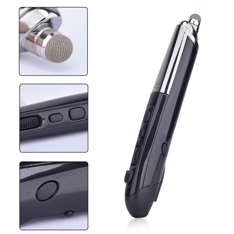 Frendorf | PR-08 6-Tasten Smart Wireless Optical Mouse mit Stylus Pen & Laser-Funktion (Schwarz)