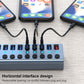 Frendorf | 11 in 1 USB 3.0 HUB Splitter mit unabhängigem Schalter & 12V 4A Netzteil