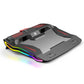 Frendorf | SSRQ-021S Regenbogen-Version Flank Glühend Dual-Fan Laptop-Radiator Zwei-Geschwindigkeits Einstellbare Computer-Basis für Laptops unter 18 Zoll