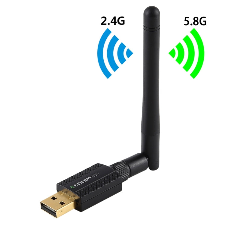 Frendorf | EDUP EP-AC1661 2 in 1 Bluetooth 4.2 + Dual Band 11AC 600Mbps Hochgeschwindigkeits-Wireless-USB-Adapter WiFi-Empfänger