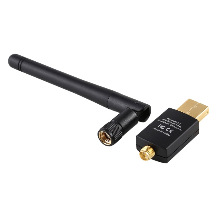 Frendorf | EDUP EP-AC1661 2 in 1 Bluetooth 4.2 + Dual Band 11AC 600Mbps Hochgeschwindigkeits-Wireless-USB-Adapter WiFi-Empfänger