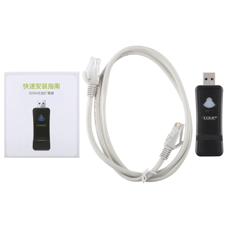 Frendorf | EDUP EP-2911S 300Mbps 2.4GHz Wireless USB Repeater WiFi zu RJ45 Netzwerkadapter für TV, Set-Top-Box, PS4, Xbox, Drucker, Projektor