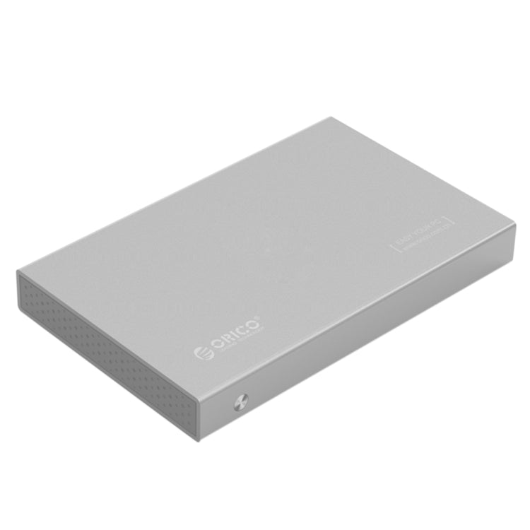 Frendorf | ORICO 2518S3 USB3.0 Externe Festplattengehäuse für 7mm & 9.5mm 2.5 Zoll SATA HDD / SSD (Silber)