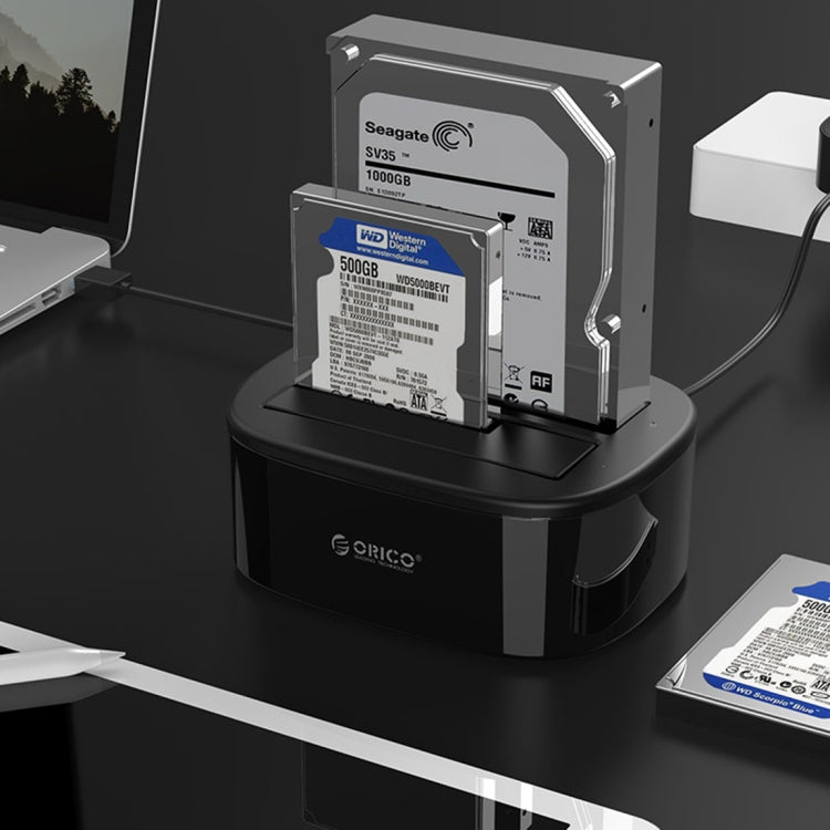 Frendorf | ORICO 6228US3 2,5 / 3,5 Zoll SATA HDD / SSD 2 Bay USB 3.0 Festplattendock