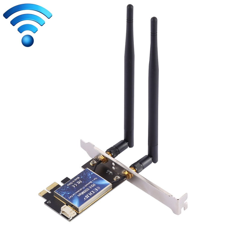 Frendorf | EDUP EP-9620 2 in 1 AC1200Mbps 2.4GHz & 5.8GHz Dual Band PCI-E 2 Antenne WiFi Adapter Externe Netzwerkkarte + Bluetooth