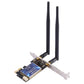 Frendorf | EDUP EP-9620 2 in 1 AC1200Mbps 2.4GHz & 5.8GHz Dual Band PCI-E 2 Antenne WiFi Adapter Externe Netzwerkkarte + Bluetooth
