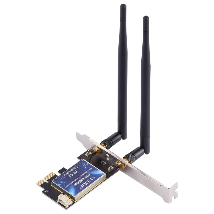 Frendorf | EDUP EP-9620 2 in 1 AC1200Mbps 2.4GHz & 5.8GHz Dual Band PCI-E 2 Antenne WiFi Adapter Externe Netzwerkkarte + Bluetooth