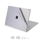 Frendorf | 4 in 1 Notebook Shell Schutzfolie Aufkleber Set für Microsoft Surface Book 13,5 Zoll (Grau)