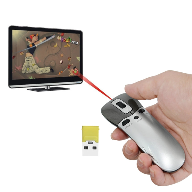 Frendorf | PR-05 2.4G Wireless 6D Gyroskop Fly Air Maus Laser Pointer Stift Presenter für PC / Laptop Lehre Konferenz Vortrag