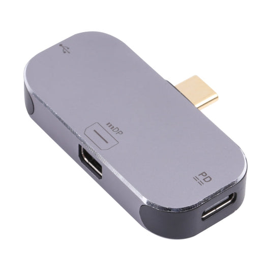 Frendorf | 3 in 1 USB-C / Type-C Stecker zu Dual USB-C / Type-C + Mini DP Buchse Adapter