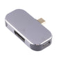 Frendorf | 3 in 1 USB-C / Type-C Stecker zu USB-C / Type-C Lade + USB + DP Buchsenadapter