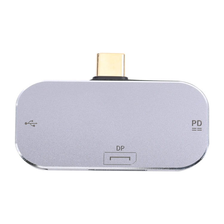 Frendorf | 3 in 1 USB-C / Type-C Stecker zu USB-C / Type-C Lade + USB + DP Buchsenadapter