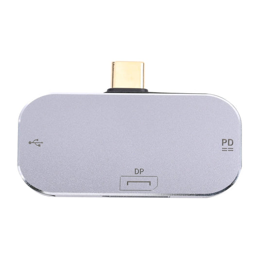 Frendorf | 3 in 1 USB-C / Type-C Stecker zu USB-C / Type-C Lade + USB + DP Buchsenadapter