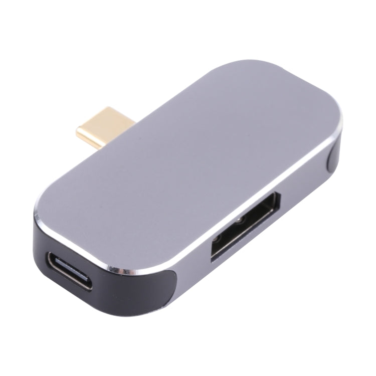 Frendorf | 3 in 1 USB-C / Type-C Stecker zu USB-C / Type-C Lade + USB + DP Buchsenadapter
