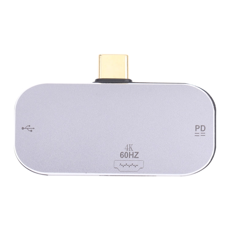 Frendorf | 3 in 1 USB-C / Type-C männlich zu Dual USB-C / Type-C + 4K 60Hz HDMI weiblich Adapter