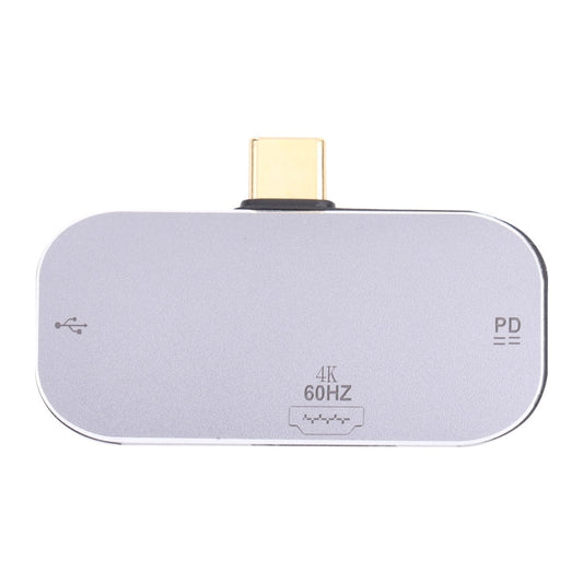 Frendorf | 3 in 1 USB-C / Type-C männlich zu Dual USB-C / Type-C + 4K 60Hz HDMI weiblich Adapter