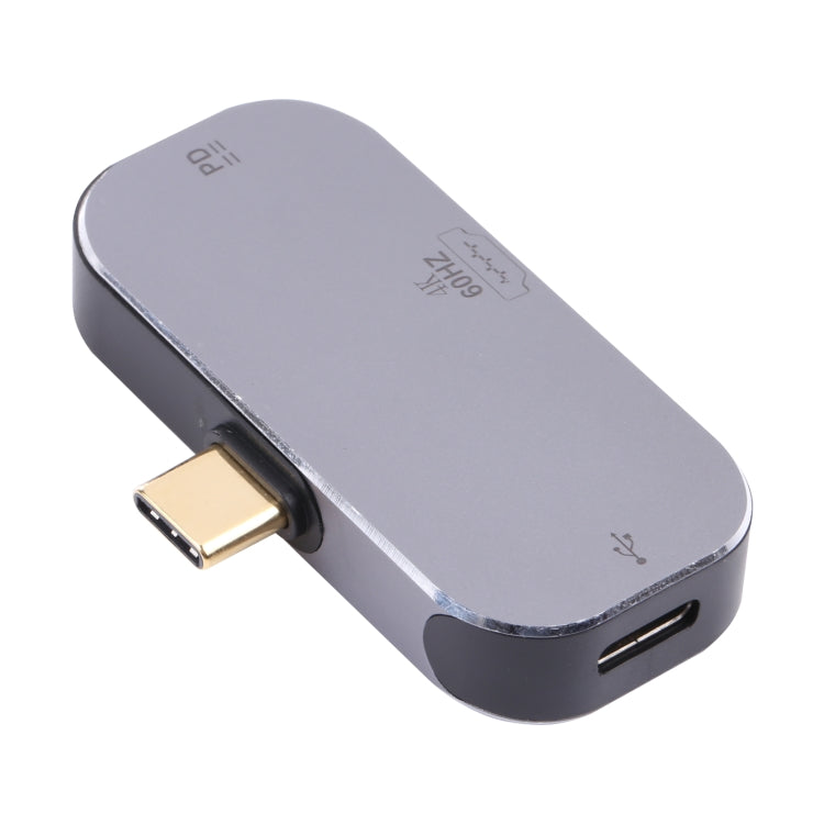 Frendorf | 3 in 1 USB-C / Type-C männlich zu Dual USB-C / Type-C + 4K 60Hz HDMI weiblich Adapter