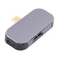 Frendorf | 3 in 1 USB-C / Type-C männlich zu Dual USB-C / Type-C + 4K 60Hz HDMI weiblich Adapter