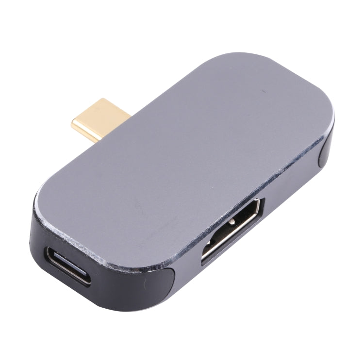 Frendorf | 3 in 1 USB-C / Type-C männlich zu Dual USB-C / Type-C + 4K 60Hz HDMI weiblich Adapter